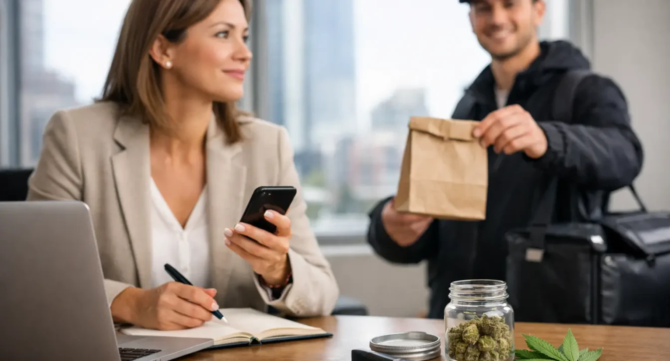 Cannabis Delivery for Busy Professionals