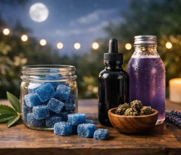 CBN for Sleep Gummies and Drinks at Dubs Green Garden