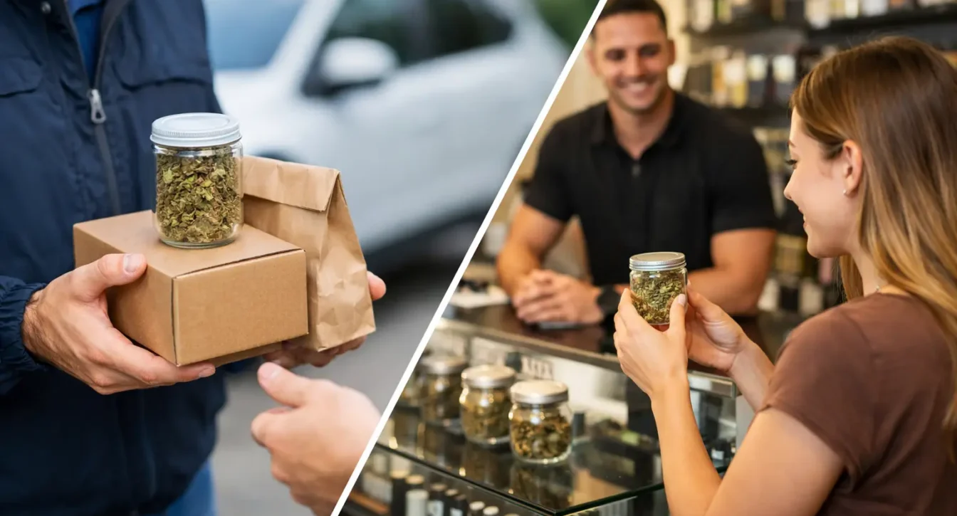 Delivery vs Dispensary Shopping: Which Wins?