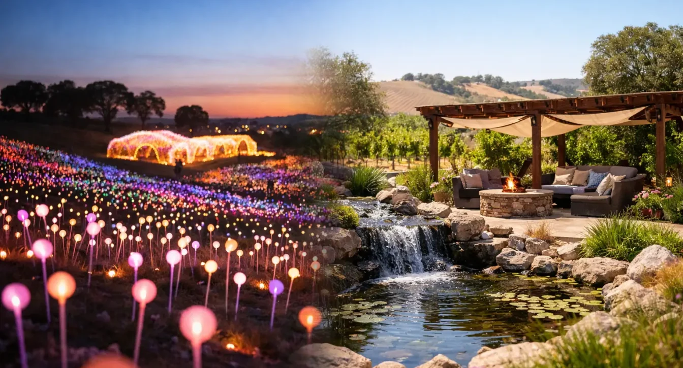 Paso Robles, CA: Sensorio and Dubs Green Garden