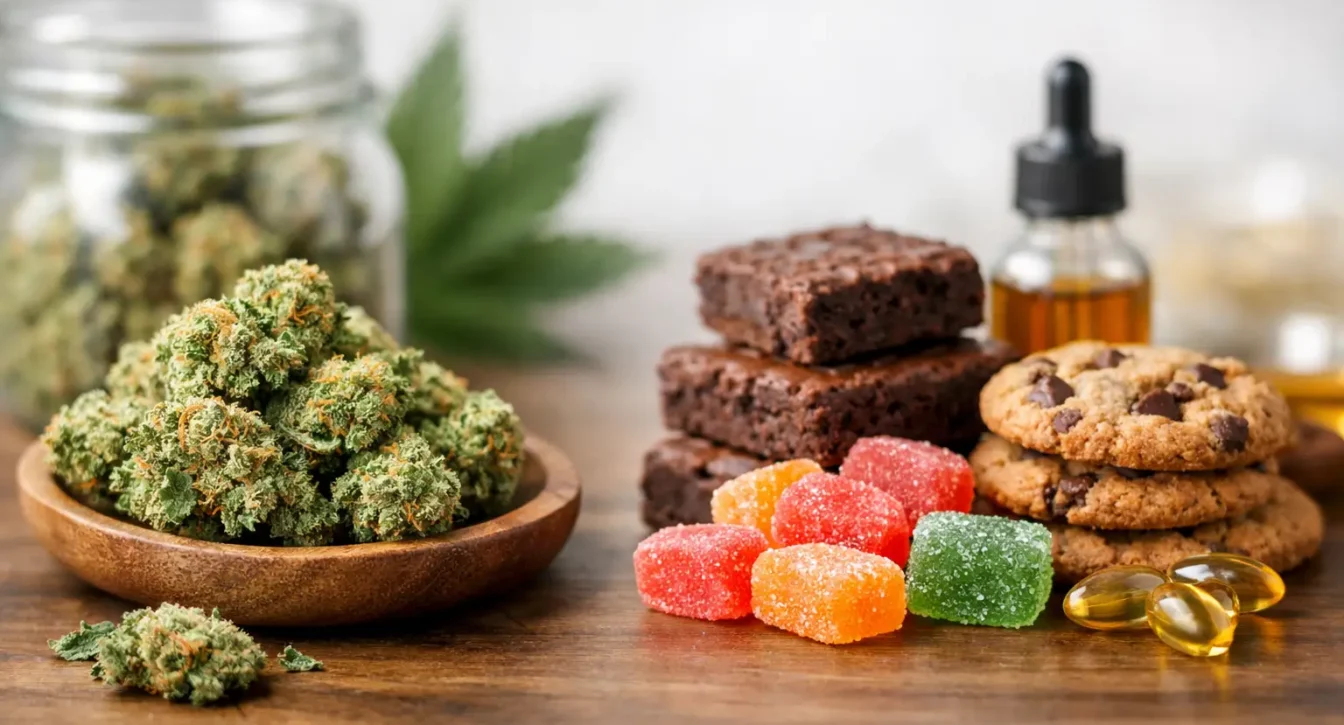 Flower or Edibles Comparison for Easy Buying