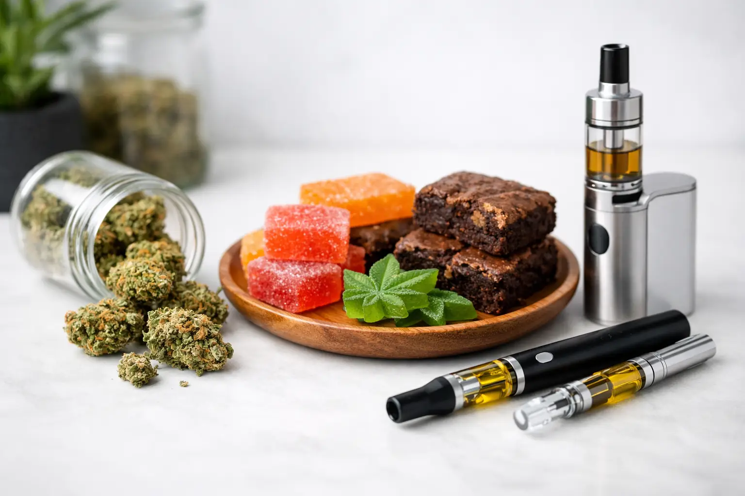 Compare Flower, Edibles, Vapes