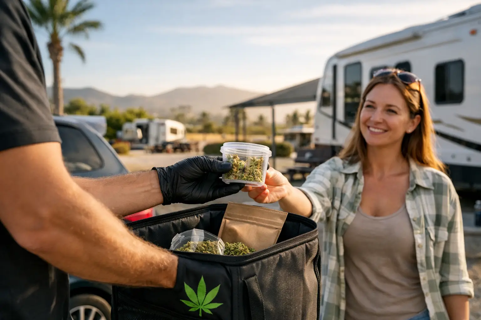 Weed Delivery for RV Parks in North County